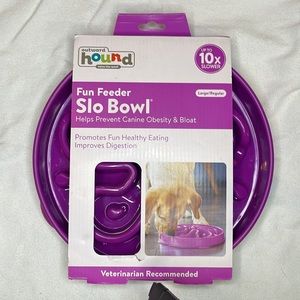 Outward Hound Fun Feeder Slo Bowl large. NWOT
